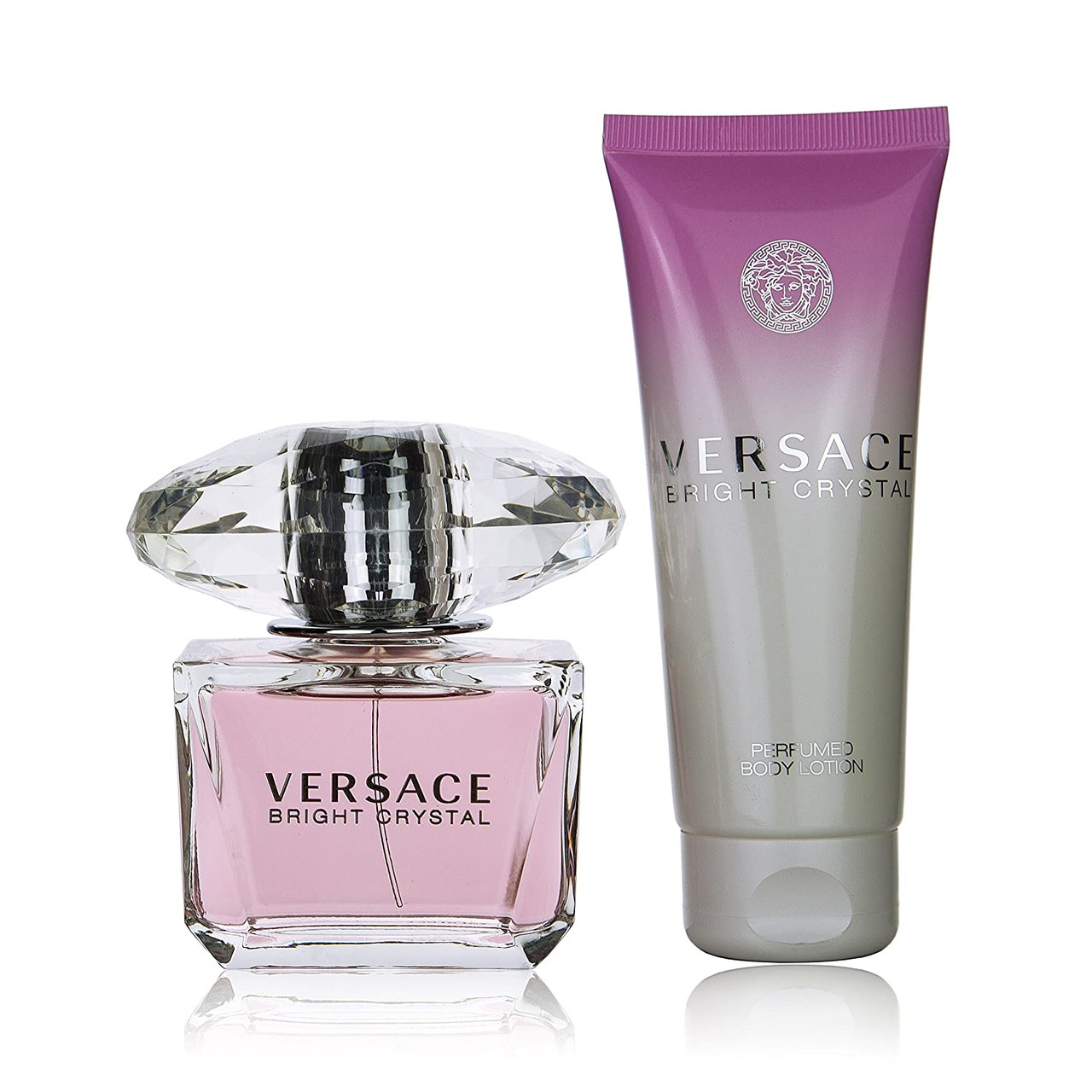 VERSACE BRIGHT CRYSTAL 2PC GIFT SET – 1.7OZ EDT + 3.4OZ BODY LOTION WOMEN
VERSACE