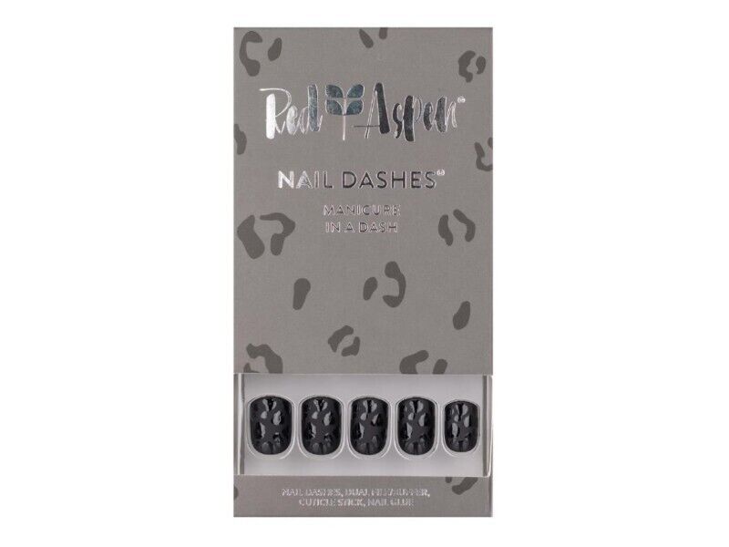 Red Aspen Reusable Nail Dashes, Pop On Short Square, Raelyn Says Rawr S2