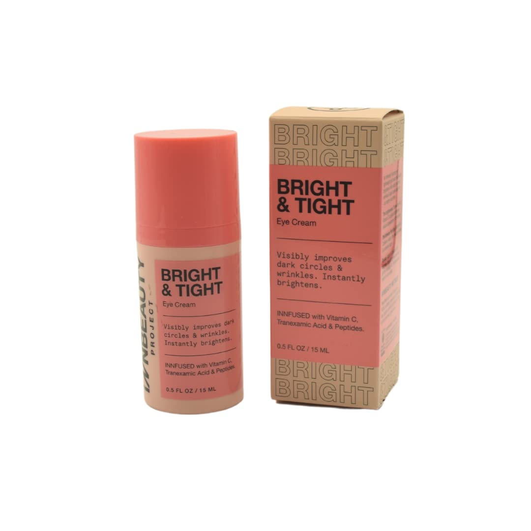 iNNBEAUTY PROJECT Bright & Tight Dark Circle Firming Eye Cream with Vitamin C & Peptides 0.5 oz / 15 mL